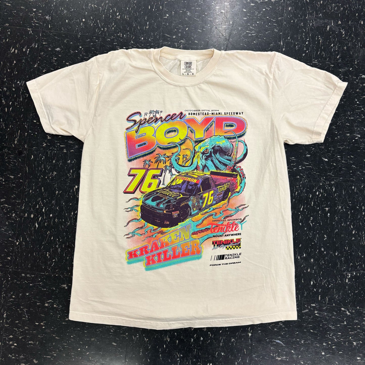 Limited Edition Spencer Boyd x Tenikle Nascar T-Shirt (Vorbestellung)